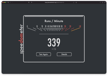 Orion speedometer result